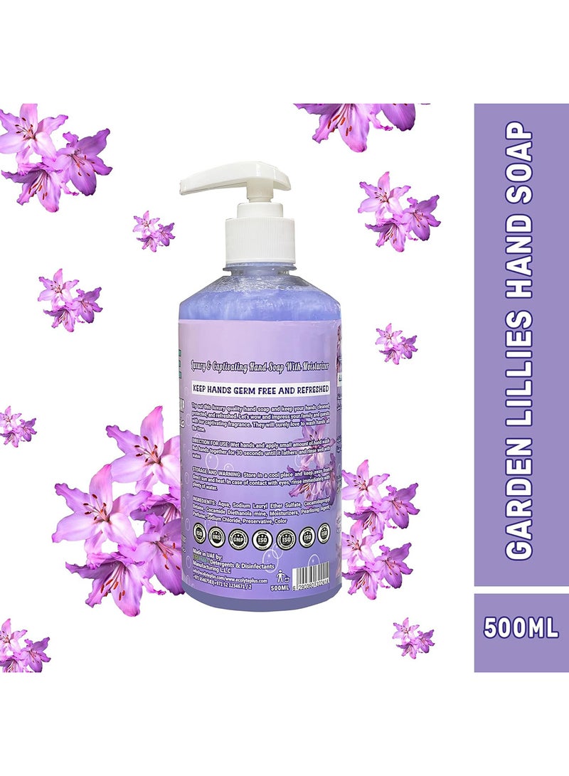 ECOLYTE+ Garden Lillies Hand Soap 500ml - Image 3